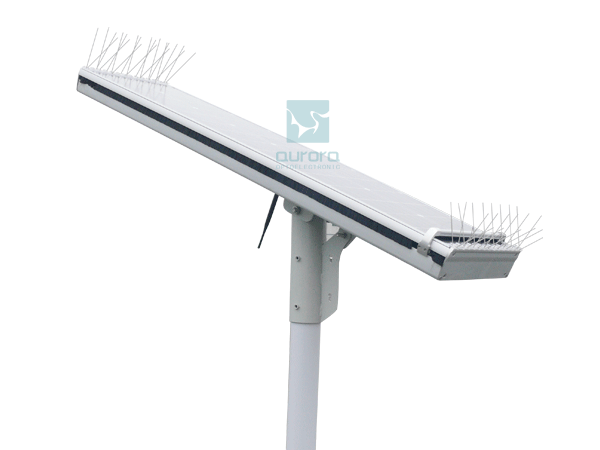 Robot cleaning solar panel all in one solar power lamp new product for gov projects