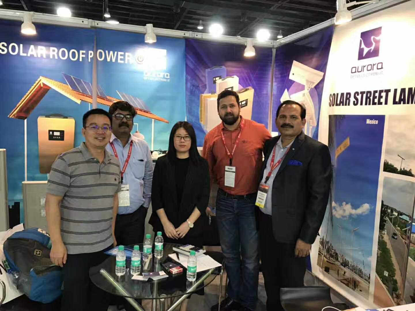 AURORA attend solar power show Renewable Energy India Expo 2018
