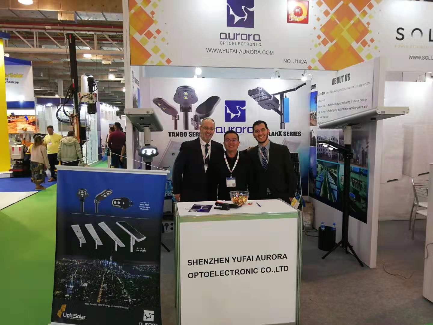 AURORA invite you visit us in Intersolar south America exhibition 2019 for all kinds of solar street lights