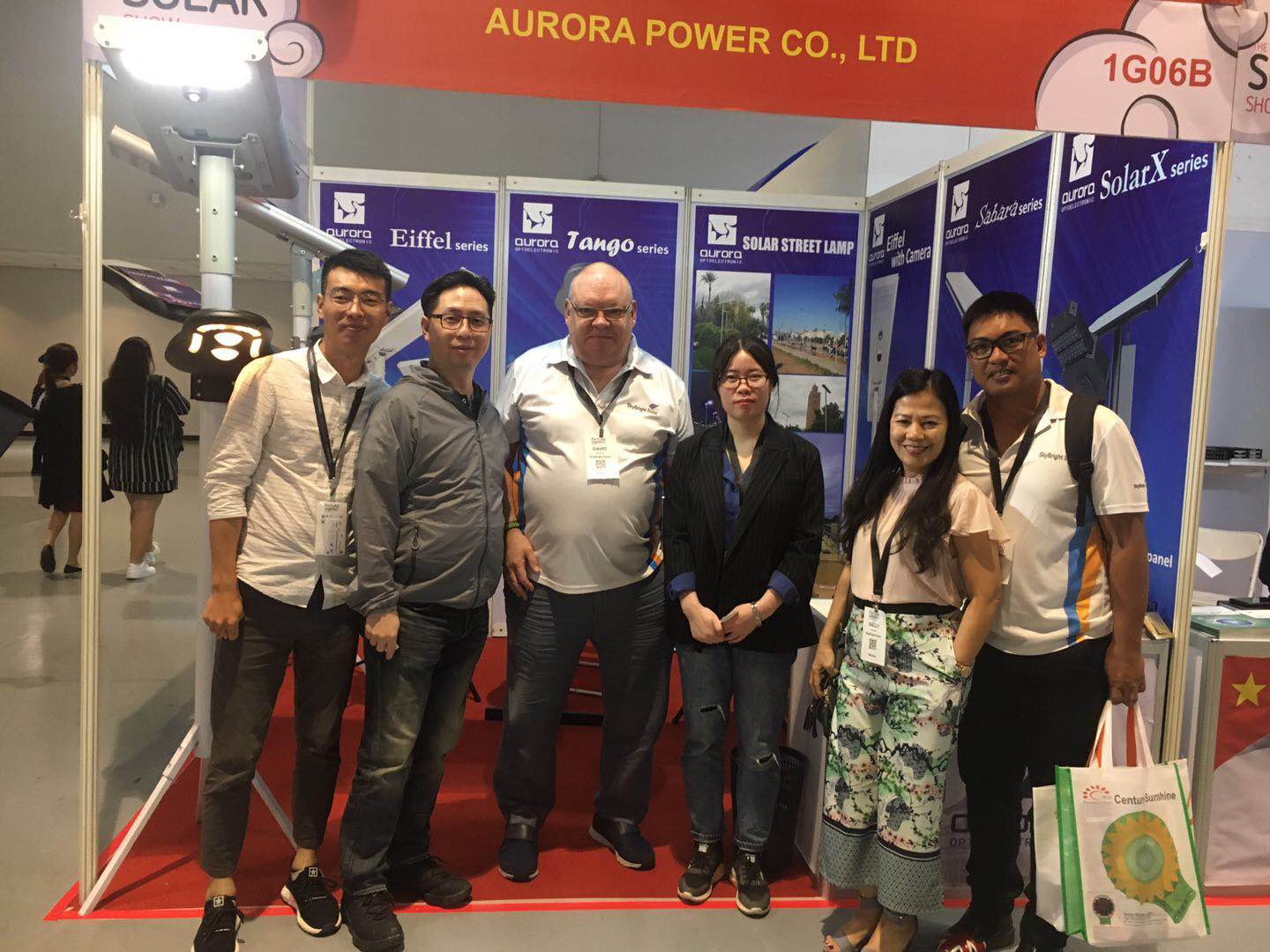 AURORA invite you visit SOLAR SHOW Philippines 2019 for newest solar lights solar garden lights