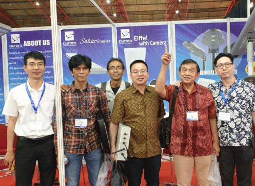 AURORA welcome you visit us in Indonesia Green tech/ Solartech 2019 solar power system 