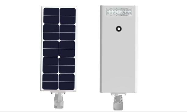 Solar powered street lamp