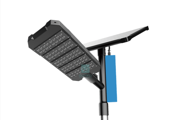 Solar powered street lamp