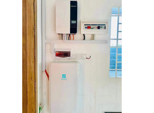 off grid home system project in Lebanon 