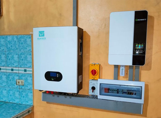5KW hybrid off-grid solar project in Philippines