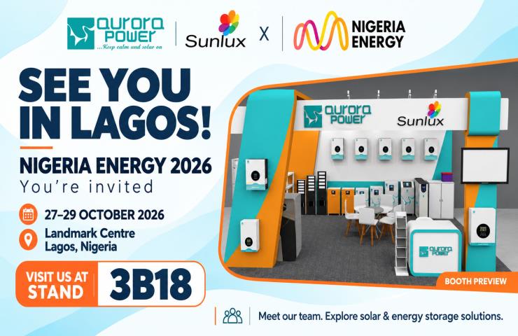 Meet Aurora Power at Nigeria Energy 2026 in Lagos